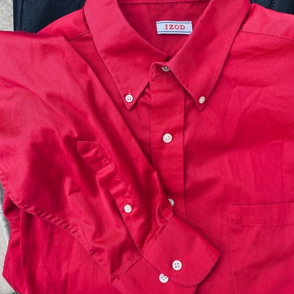 IZOD DRESS SHIRT Size 17 34/35 Regular - Picture 2 of 3